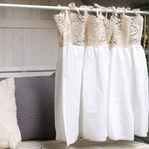Cotton Crochet Multi-layer Curtains
